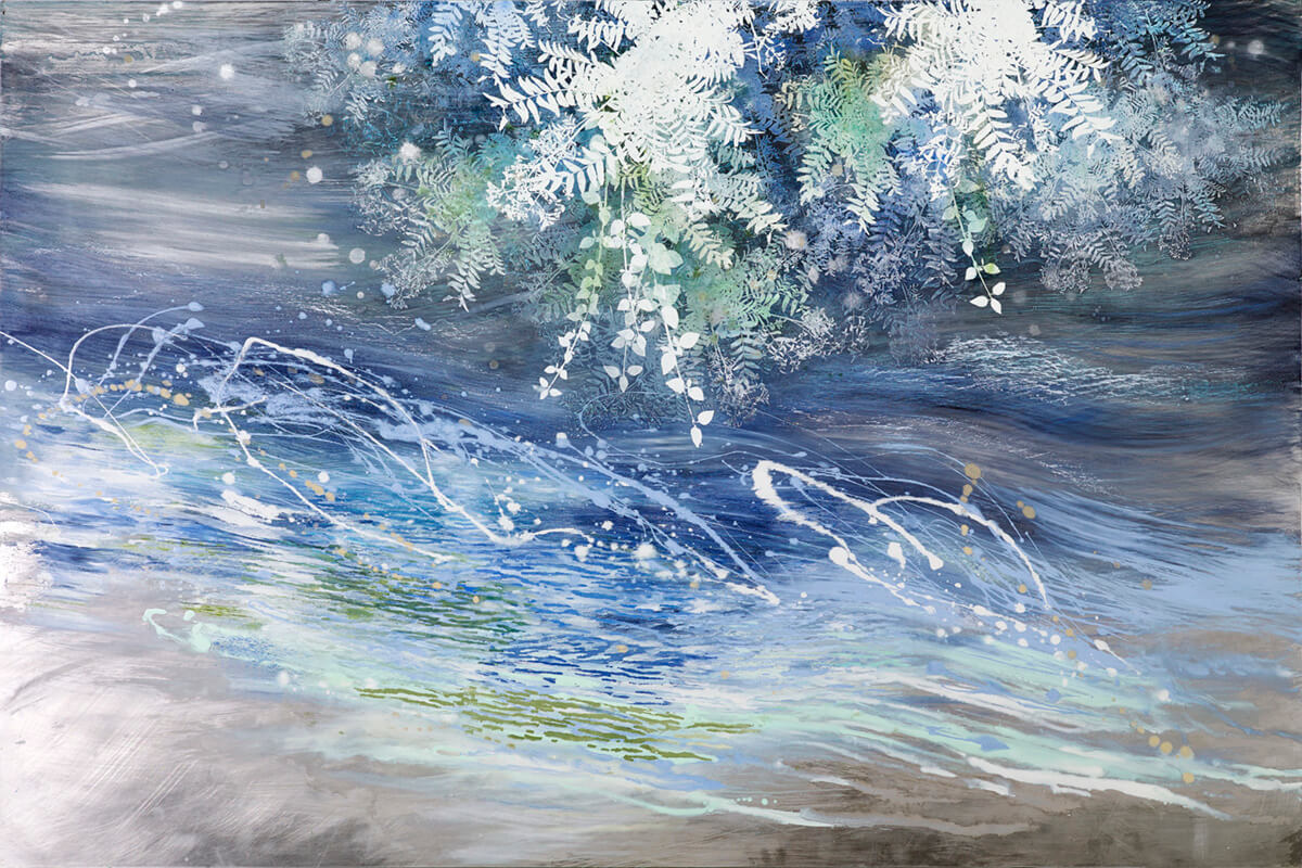 River Dream 2 Oil on Aluminum Panel 40x60 inches